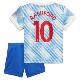 Camisetas Manchester United Marcus Rashford 10 Niños Segunda Equipacion 2021/2022